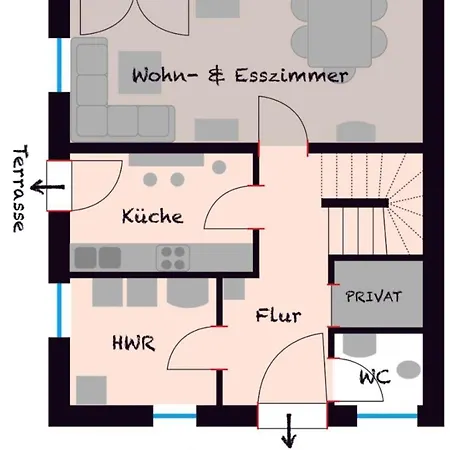 Cozy 1 - Garten, Terrasse Und Kamin Zwischen & Suedstrand 度假居